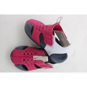 Nike Sunray Protect 2 (PS) Sandals 943827-604 Fireberry/Football Grey Size 5c